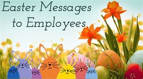 easter message to staff